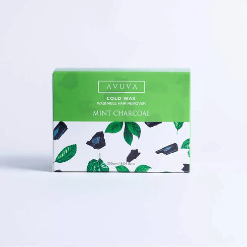 Avuva cold wax with charcoal and mint scent 228 gm - Avuva